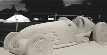 Andrew Baynes Sculpture Racing Car