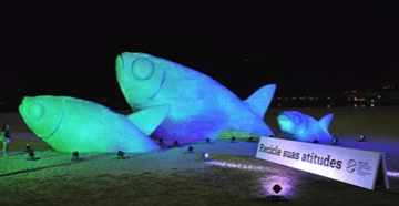 Giant Fish Sculpture in Rio