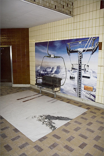 Ski Lift Installation Art