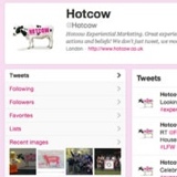 Hotcow's Twitter Page