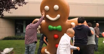 Gingerbread arrives at Google
