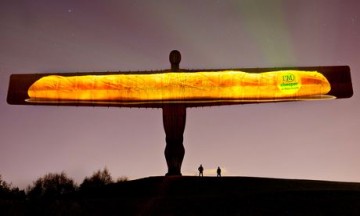 Morrisons uses the Angel of the North to advertise its baguettes